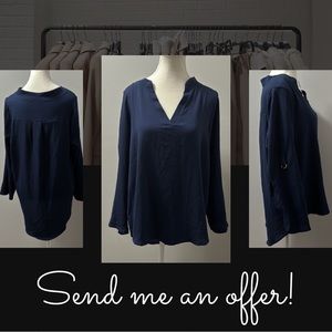 Woman’s Tunic High Low Blouse